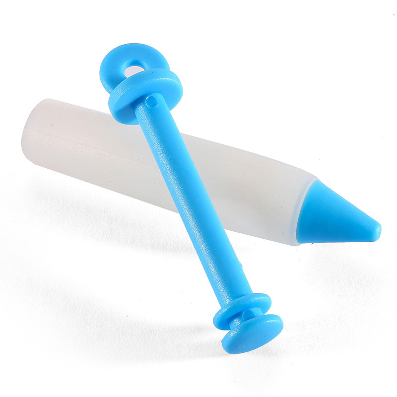 Silicone Syringe for Cream (Blue)